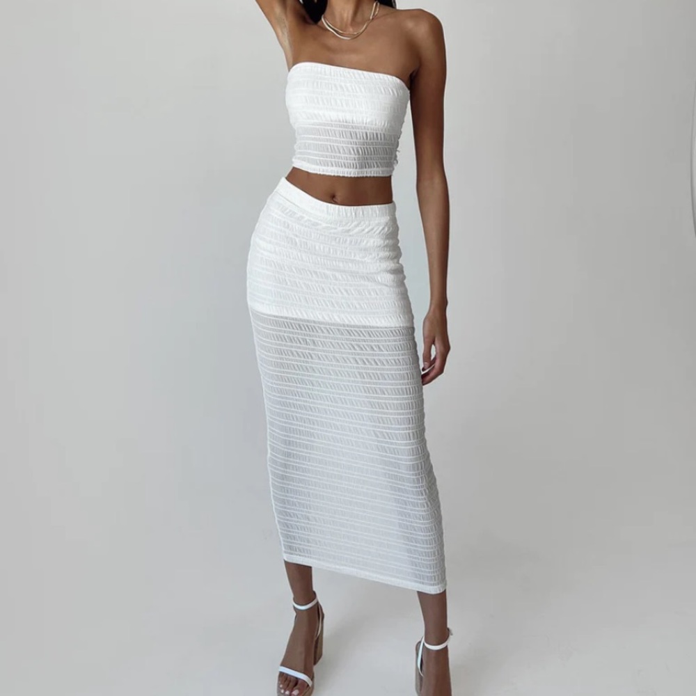 Princess Polly Emmie Set White